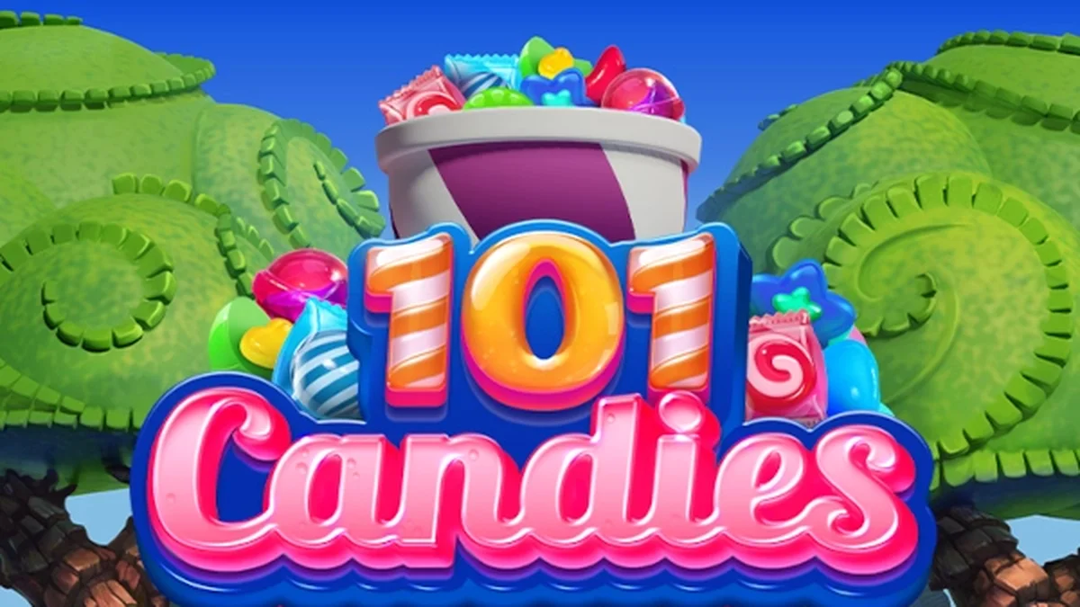 Makulay na interface ng 101 Candies slot game
